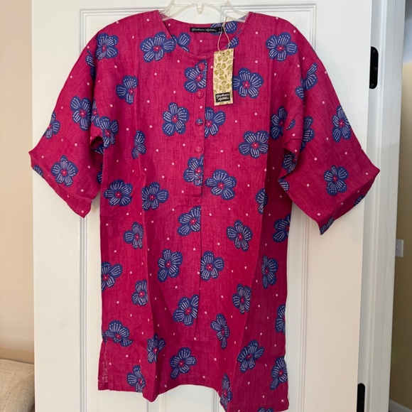 NWT Gudrun Sjödén “Loella” Tunic – 100% Linen, Size S - Picture 2 of 16